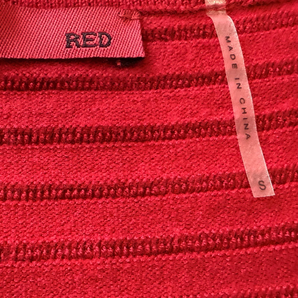 Red Ribbed Tank Top by Red - Picture 6 of 6